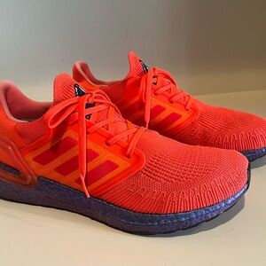 Adidas Orange UltraBoost Cross Trainers Size 12